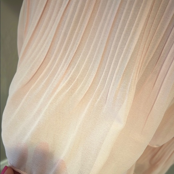 Pink Ruffled Off-Shoulder Mini Dress - Picture 3 of 4